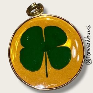 Bundle Sale 3 for $15 | Faux Four-Leaf Clover Pendant – Encased in Resin